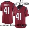 Red Embroidered Jonathan Grimes Jersey Houston Texans #41 Stitched Jerseys