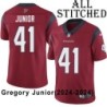 Red Embroidered Gregory Junior Jersey Houston Texans #41 Stitched Jerseys