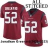 Red Embroidered Jonathan Greenard Jersey Houston Texans #52 Stitched Jerseys