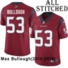 Red Embroidered Max Bullough Jersey Houston Texans #53 Stitched Jerseys