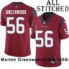 Red Embroidered Morlon Greenwood Jersey Houston Texans #56 Stitched Jerseys