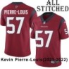 Red Embroidered Kevin Pierre-Louis Jersey Houston Texans #57 Stitched Jerseys