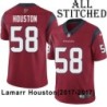 Red Embroidered Lamarr Houston Jersey Houston Texans #58 Stitched Jerseys