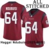 Red Embroidered Haggai Ndubuisi Jersey Houston Texans #64 Stitched Jerseys