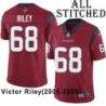 Red Embroidered Victor Riley Jersey Houston Texans #68 Stitched Jerseys