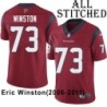 Red Embroidered Eric Winston Jersey Houston Texans #73 Stitched Jerseys