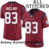 Red Embroidered Antony Auclair Jersey Houston Texans #83 Stitched Jerseys