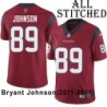 Red Embroidered Bryant Johnson Jersey Houston Texans #89 Stitched Jerseys