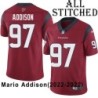 Red Embroidered Mario Addison Jersey Houston Texans #97 Stitched Jerseys