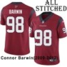 Red Embroidered Connor Barwin Jersey Houston Texans #98 Stitched Jerseys