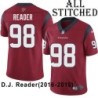 Red Embroidered D.J. Reader Jersey Houston Texans #98 Stitched Jerseys