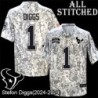 Camo EmbroideCamo Stefon Diggs Jersey Houston Texans #1 Stitched Jerseys