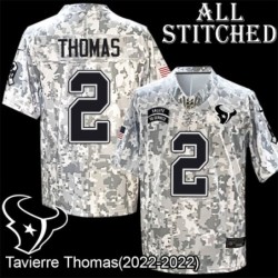 Camo EmbroideCamo Tavierre Thomas Jersey Houston Texans #2 Stitched Jerseys