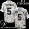 Camo EmbroideCamo Rex Grossman Jersey Houston Texans #5 Stitched Jerseys