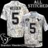 Camo EmbroideCamo Brandon Weeden Jersey Houston Texans #5 Stitched Jerseys