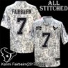 Camo EmbroideCamo Ka'imi Fairbairn Jersey Houston Texans #7 Stitched Jerseys