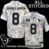 Camo EmbroideCamo C.J. Gardner-Johnson Jersey Houston Texans #8 Stitched Jerseys