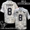 Camo EmbroideCamo Cade Stover Jersey Houston Texans #8 Stitched Jerseys