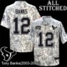 Camo EmbroideCamo Tony Banks Jersey Houston Texans #12 Stitched Jerseys