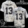 Camo EmbroideCamo Del'Shawn Phillips Jersey Houston Texans #13 Stitched Jerseys