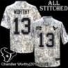 Camo EmbroideCamo Chandler Worthy Jersey Houston Texans #13 Stitched Jerseys