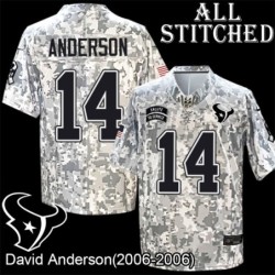 Camo EmbroideCamo David Anderson Jersey Houston Texans #14 Stitched Jerseys