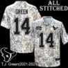 Camo EmbroideCamo T.J. Green Jersey Houston Texans #14 Stitched Jerseys