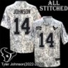 Camo EmbroideCamo Tyler Johnson Jersey Houston Texans #14 Stitched Jerseys