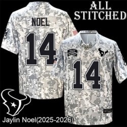 Camo EmbroideCamo Jaylin Noel Jersey Houston Texans #14 Stitched Jerseys