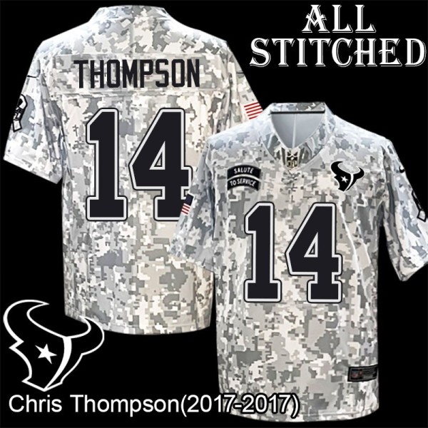 Camo EmbroideCamo Chris Thompson Jersey Houston Texans #14 Stitched Jerseys