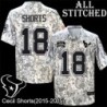 Camo EmbroideCamo Cecil Shorts Jersey Houston Texans #18 Stitched Jerseys
