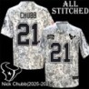 Camo EmbroideCamo Nick Chubb Jersey Houston Texans #21 Stitched Jerseys