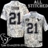 Camo EmbroideCamo Tyler Ervin Jersey Houston Texans #21 Stitched Jerseys