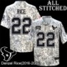 Camo EmbroideCamo Denzel Rice Jersey Houston Texans #22 Stitched Jerseys