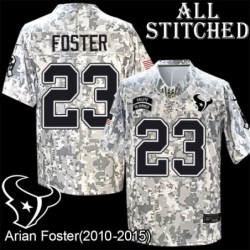 Camo EmbroideCamo Arian Foster Jersey Houston Texans #23 Stitched Jerseys