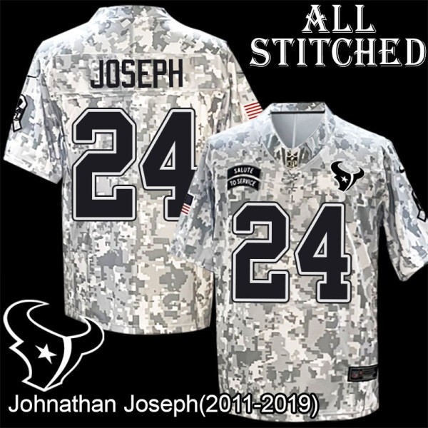 Camo EmbroideCamo Johnathan Joseph Jersey Houston Texans #24 Stitched Jerseys