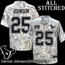 Camo EmbroideCamo Derrick Johnson Jersey Houston Texans #25 Stitched Jerseys