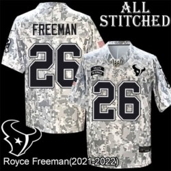 Camo EmbroideCamo Royce Freeman Jersey Houston Texans #26 Stitched Jerseys