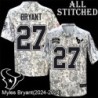 Camo EmbroideCamo Myles Bryant Jersey Houston Texans #27 Stitched Jerseys