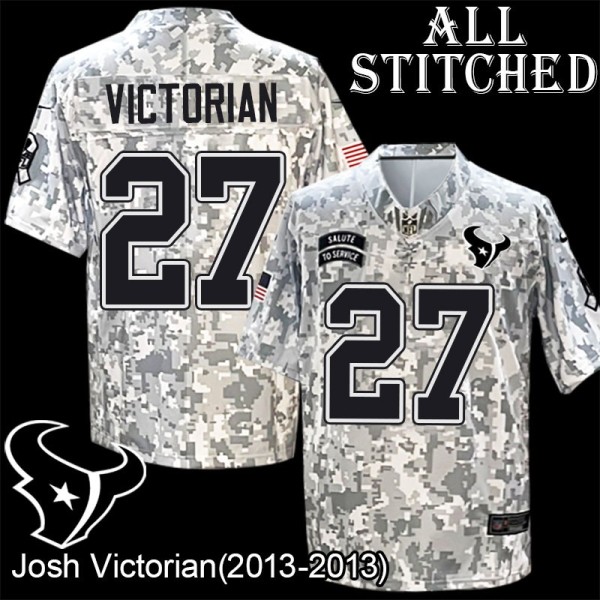 Camo EmbroideCamo Josh Victorian Jersey Houston Texans #27 Stitched Jerseys