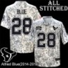 Camo EmbroideCamo AlfCamo Blue Jersey Houston Texans #28 Stitched Jerseys