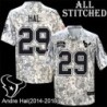 Camo EmbroideCamo Andre Hal Jersey Houston Texans #29 Stitched Jerseys