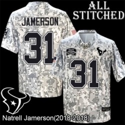 Camo EmbroideCamo Natrell Jamerson Jersey Houston Texans #31 Stitched Jerseys