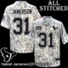 Camo EmbroideCamo Natrell Jamerson Jersey Houston Texans #31 Stitched Jerseys