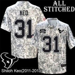 Camo EmbroideCamo Shiloh Keo Jersey Houston Texans #31 Stitched Jerseys