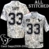 Camo EmbroideCamo Cecil Sapp Jersey Houston Texans #33 Stitched Jerseys