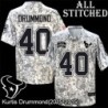 Camo EmbroideCamo Kurtis Drummond Jersey Houston Texans #40 Stitched Jerseys