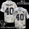 Camo EmbroideCamo Scottie Phillips Jersey Houston Texans #40 Stitched Jerseys