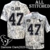 Camo EmbroideCamo Damone Clark Jersey Houston Texans #47 Stitched Jerseys