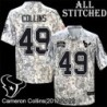 Camo EmbroideCamo Cameron Collins Jersey Houston Texans #49 Stitched Jerseys